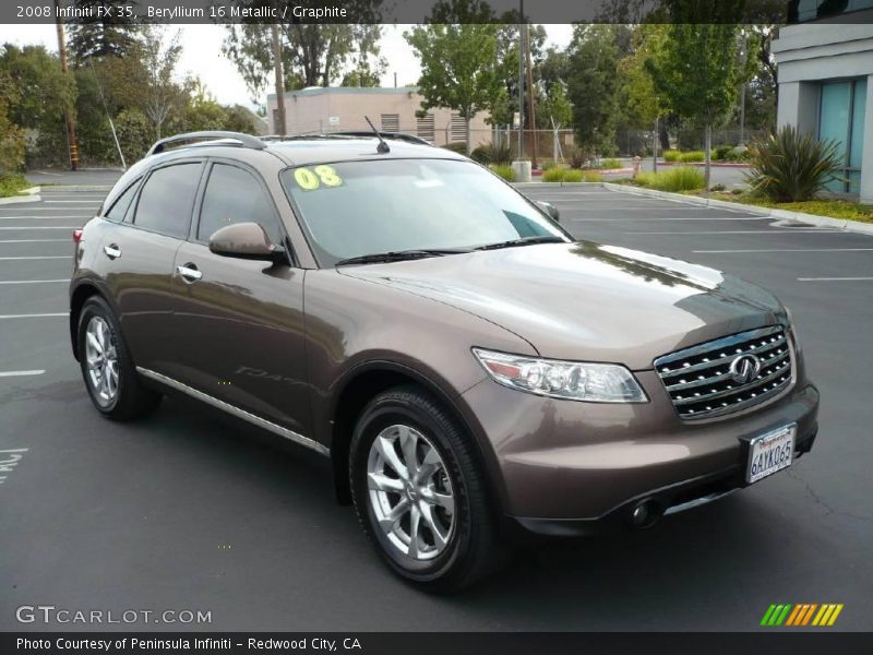 Beryllium 16 Metallic / Graphite 2008 Infiniti FX 35