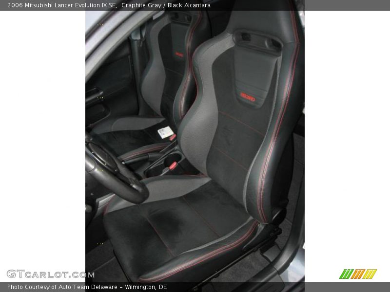 Graphite Gray / Black Alcantara 2006 Mitsubishi Lancer Evolution IX SE