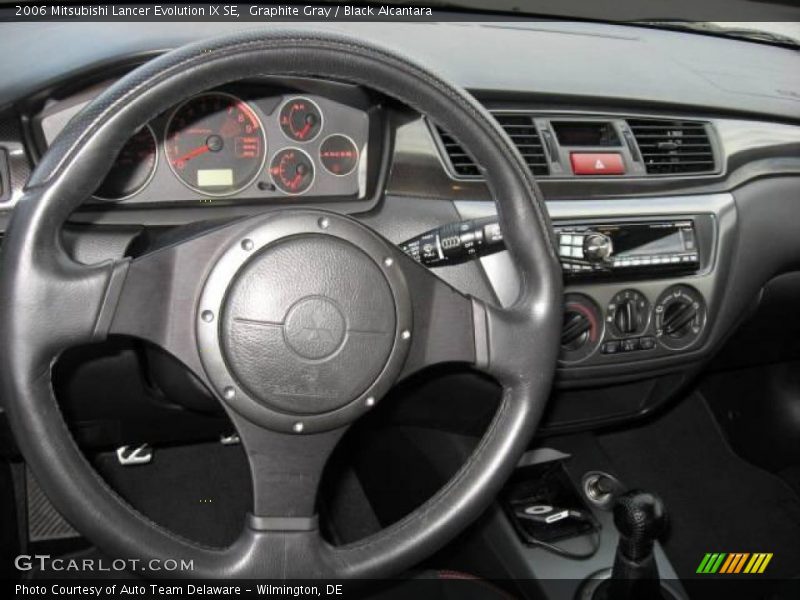 Graphite Gray / Black Alcantara 2006 Mitsubishi Lancer Evolution IX SE