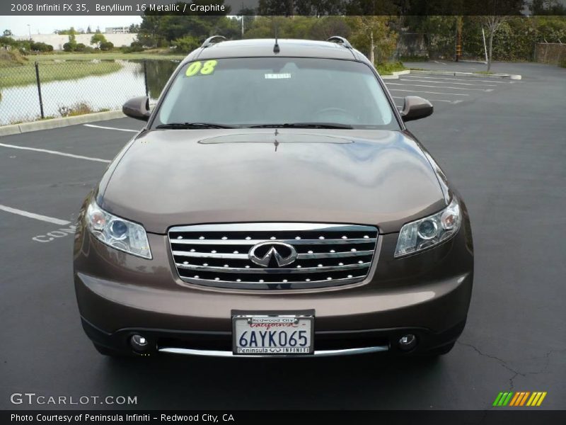 Beryllium 16 Metallic / Graphite 2008 Infiniti FX 35