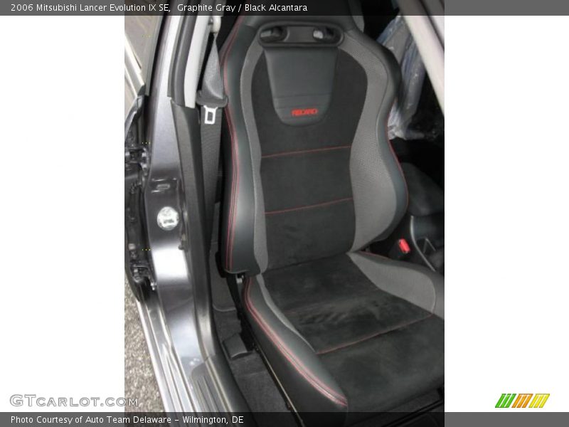 Graphite Gray / Black Alcantara 2006 Mitsubishi Lancer Evolution IX SE