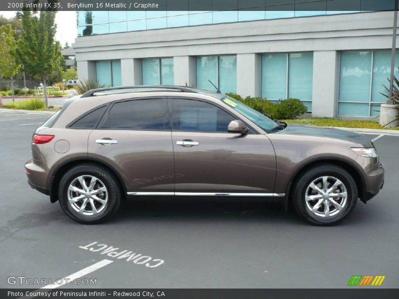 Beryllium 16 Metallic / Graphite 2008 Infiniti FX 35