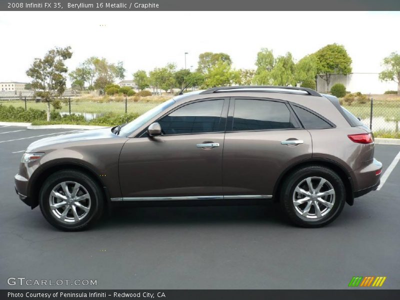 Beryllium 16 Metallic / Graphite 2008 Infiniti FX 35