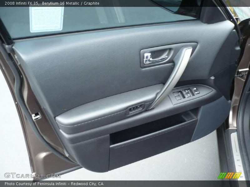 Beryllium 16 Metallic / Graphite 2008 Infiniti FX 35
