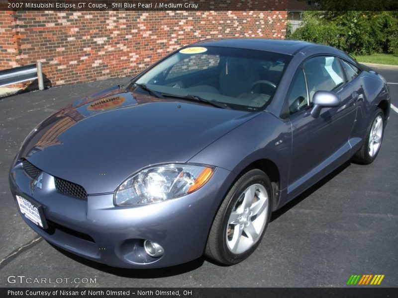 Still Blue Pearl / Medium Gray 2007 Mitsubishi Eclipse GT Coupe