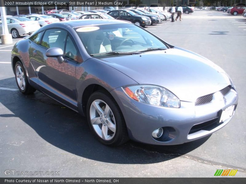 Still Blue Pearl / Medium Gray 2007 Mitsubishi Eclipse GT Coupe