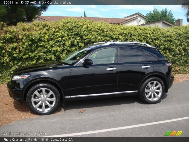 Black Obsidian / Wheat 2008 Infiniti FX 35 AWD