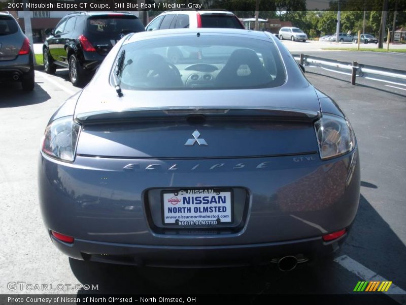 Still Blue Pearl / Medium Gray 2007 Mitsubishi Eclipse GT Coupe