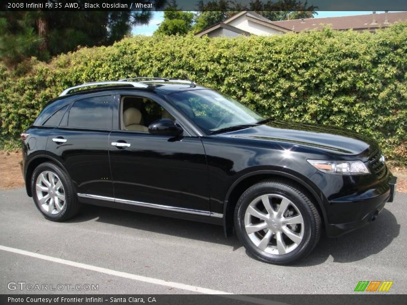 Black Obsidian / Wheat 2008 Infiniti FX 35 AWD