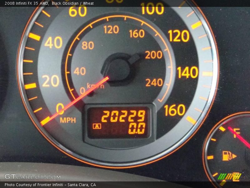 Black Obsidian / Wheat 2008 Infiniti FX 35 AWD