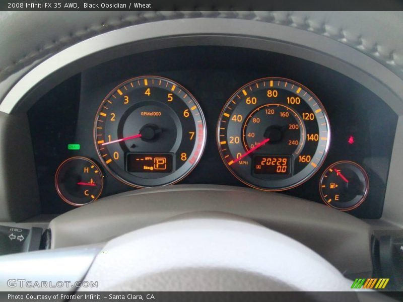 Black Obsidian / Wheat 2008 Infiniti FX 35 AWD