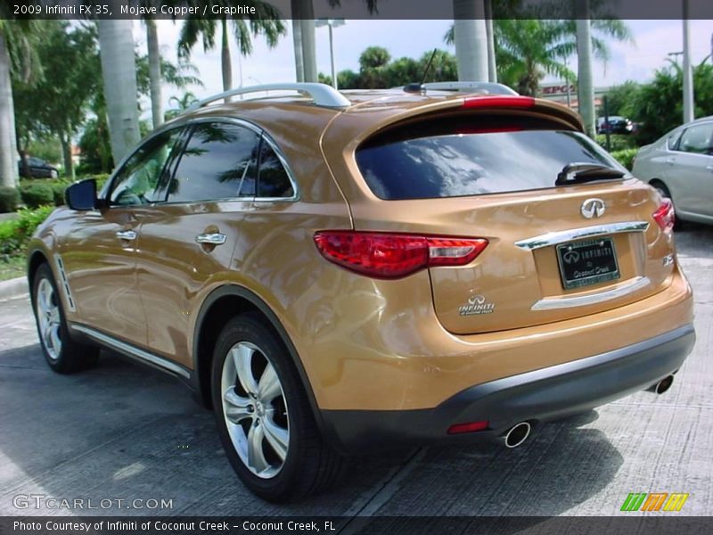 Mojave Copper / Graphite 2009 Infiniti FX 35