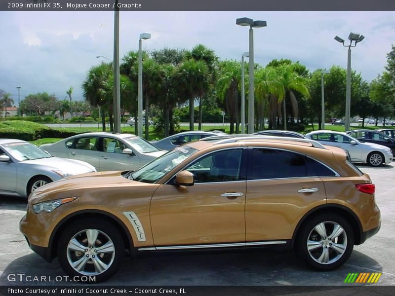 Mojave Copper / Graphite 2009 Infiniti FX 35