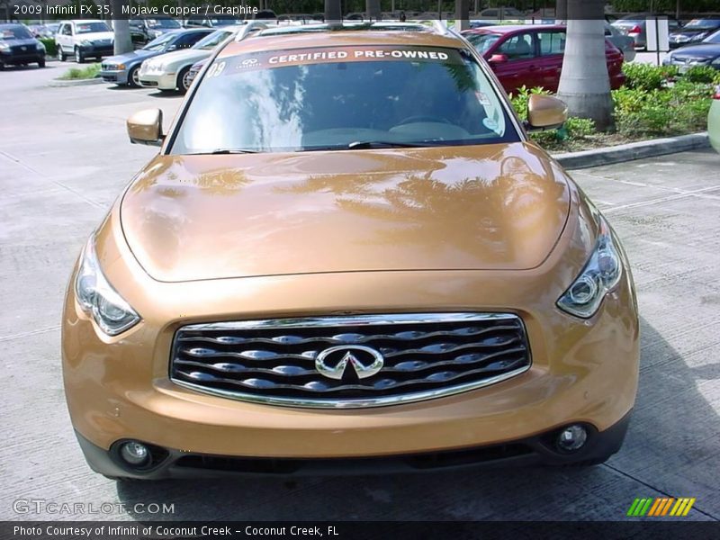 Mojave Copper / Graphite 2009 Infiniti FX 35