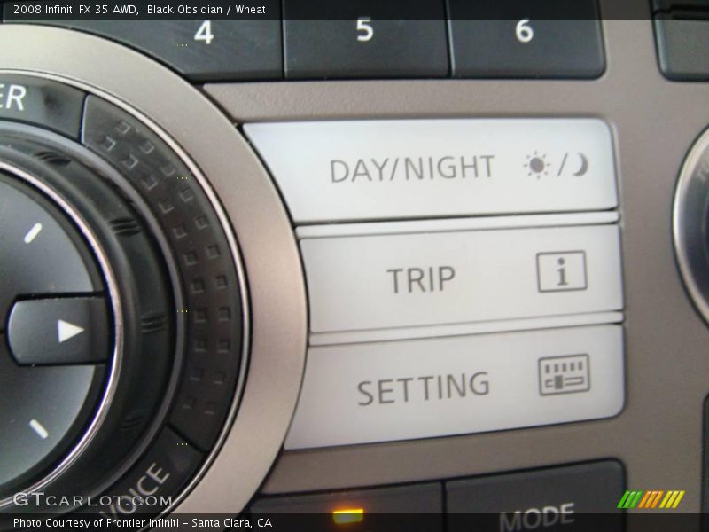 Black Obsidian / Wheat 2008 Infiniti FX 35 AWD