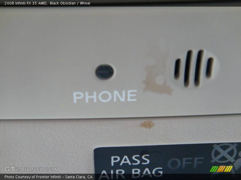Black Obsidian / Wheat 2008 Infiniti FX 35 AWD