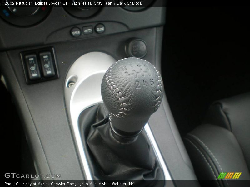 Satin Meisai Gray Pearl / Dark Charcoal 2009 Mitsubishi Eclipse Spyder GT