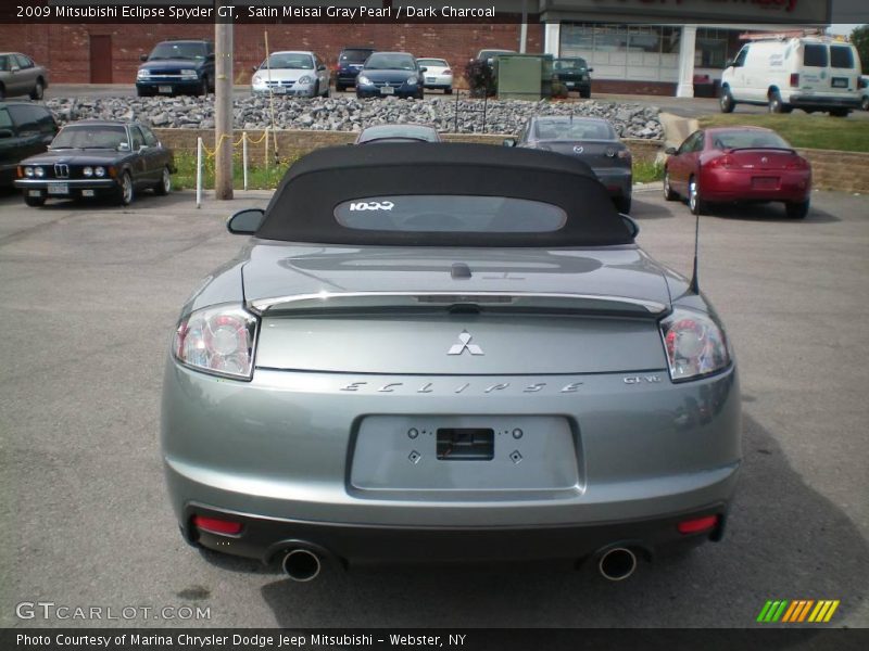 Satin Meisai Gray Pearl / Dark Charcoal 2009 Mitsubishi Eclipse Spyder GT