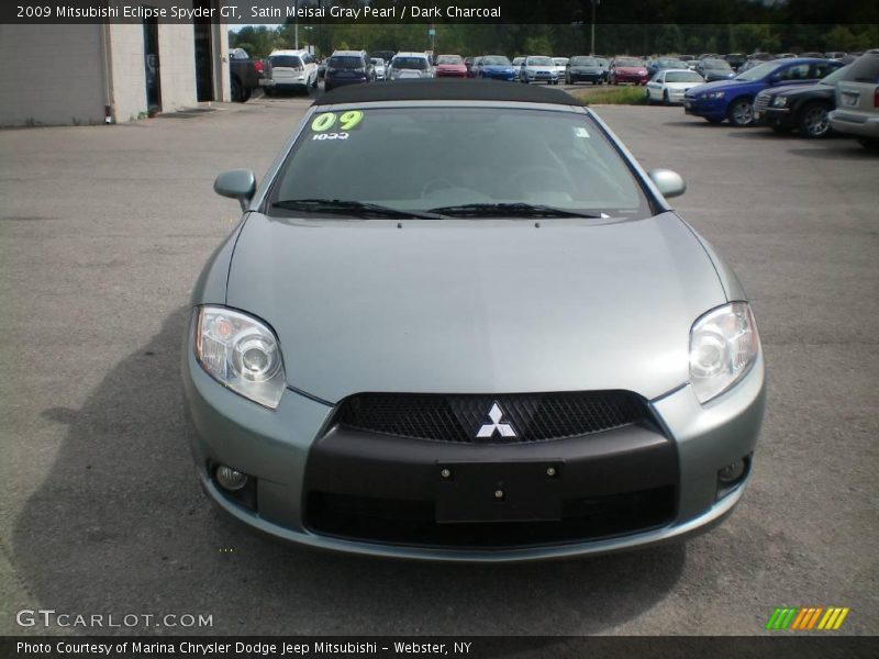 Satin Meisai Gray Pearl / Dark Charcoal 2009 Mitsubishi Eclipse Spyder GT