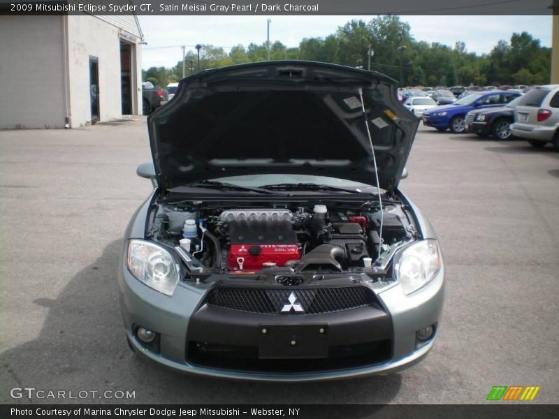 Satin Meisai Gray Pearl / Dark Charcoal 2009 Mitsubishi Eclipse Spyder GT