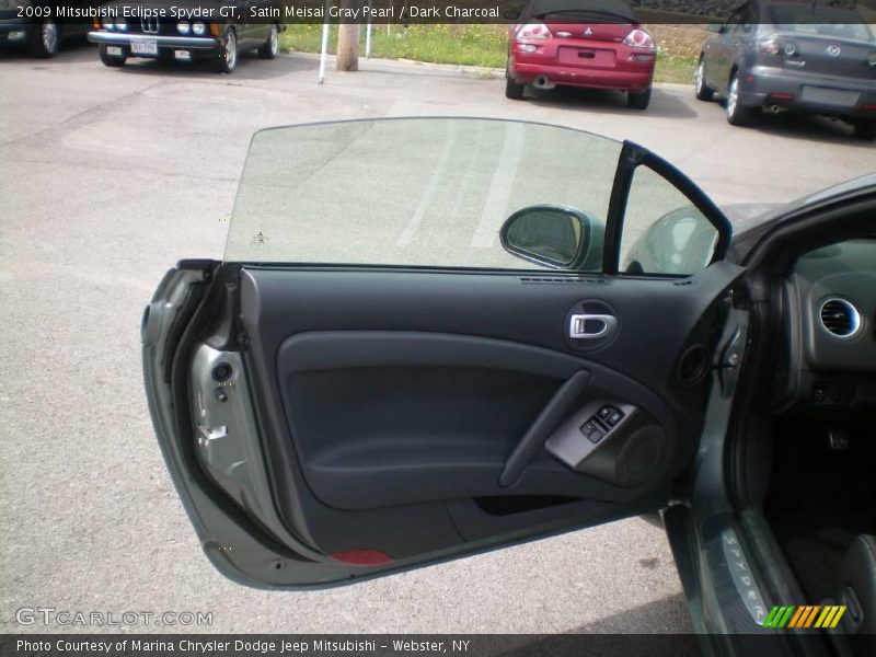 Satin Meisai Gray Pearl / Dark Charcoal 2009 Mitsubishi Eclipse Spyder GT