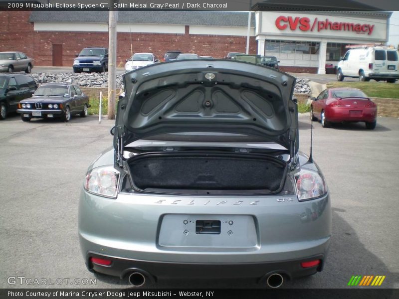 Satin Meisai Gray Pearl / Dark Charcoal 2009 Mitsubishi Eclipse Spyder GT