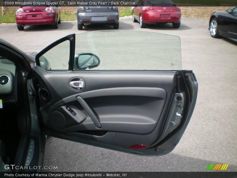 Satin Meisai Gray Pearl / Dark Charcoal 2009 Mitsubishi Eclipse Spyder GT