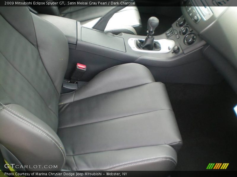 Satin Meisai Gray Pearl / Dark Charcoal 2009 Mitsubishi Eclipse Spyder GT