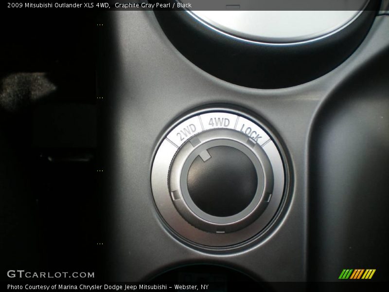 Graphite Gray Pearl / Black 2009 Mitsubishi Outlander XLS 4WD