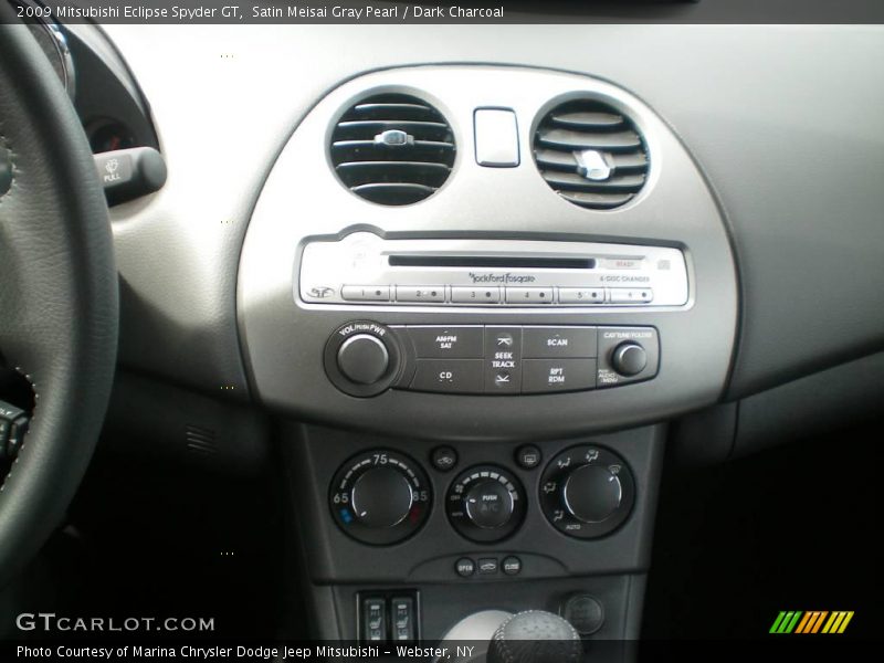 Satin Meisai Gray Pearl / Dark Charcoal 2009 Mitsubishi Eclipse Spyder GT