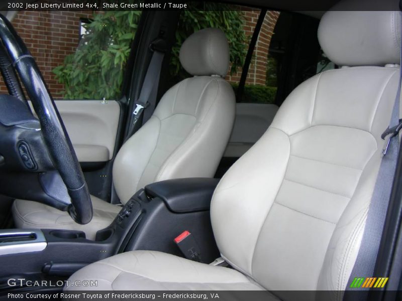 Shale Green Metallic / Taupe 2002 Jeep Liberty Limited 4x4