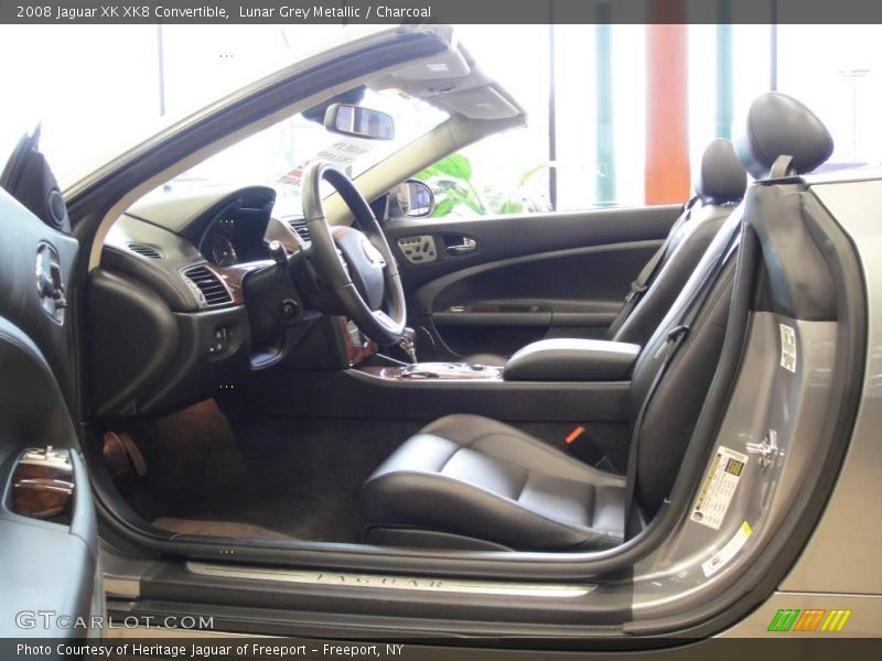 Lunar Grey Metallic / Charcoal 2008 Jaguar XK XK8 Convertible