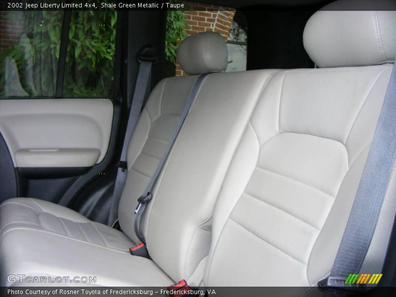 Shale Green Metallic / Taupe 2002 Jeep Liberty Limited 4x4