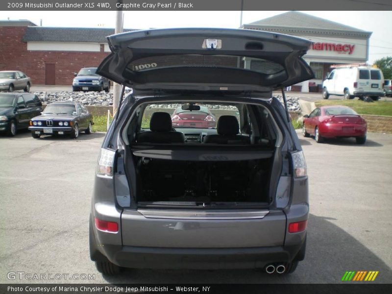 Graphite Gray Pearl / Black 2009 Mitsubishi Outlander XLS 4WD