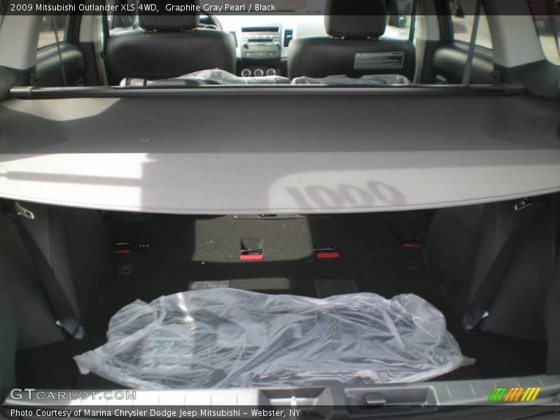 Graphite Gray Pearl / Black 2009 Mitsubishi Outlander XLS 4WD