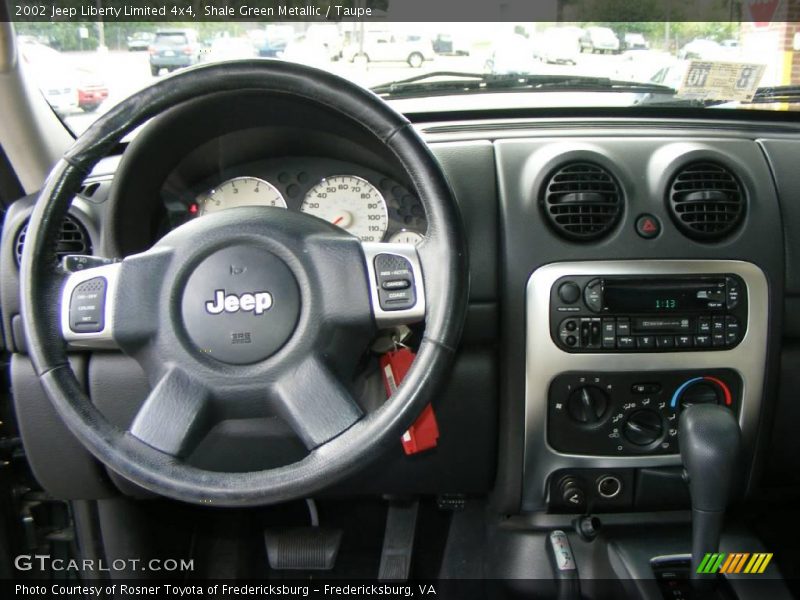 Shale Green Metallic / Taupe 2002 Jeep Liberty Limited 4x4