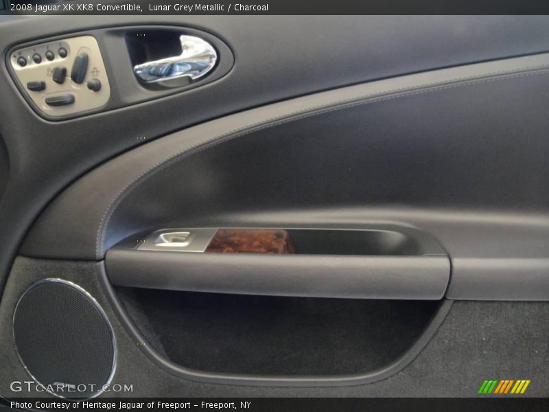 Lunar Grey Metallic / Charcoal 2008 Jaguar XK XK8 Convertible
