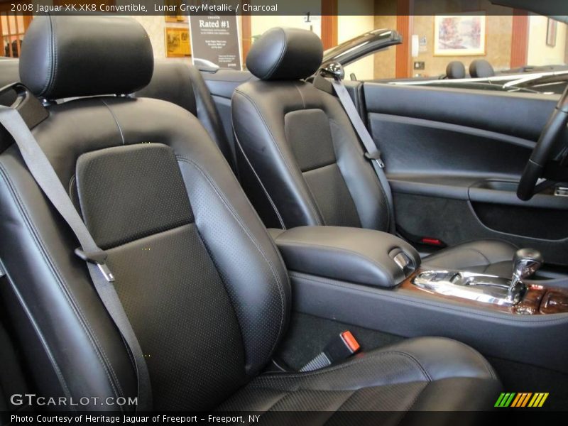 Lunar Grey Metallic / Charcoal 2008 Jaguar XK XK8 Convertible