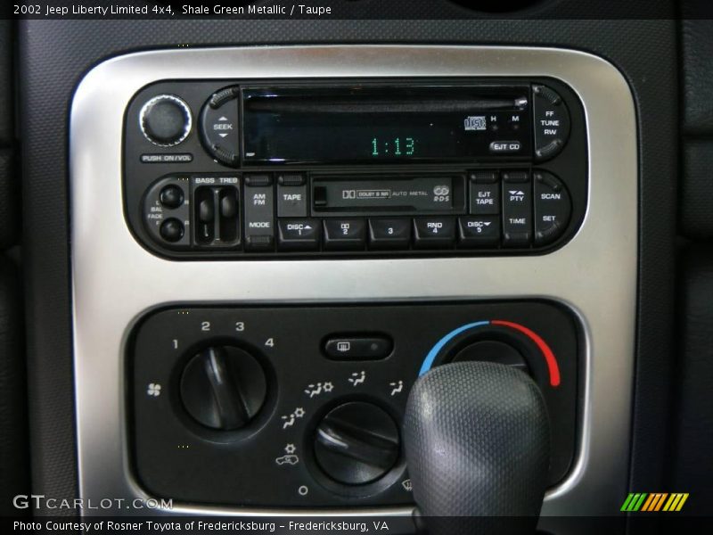 Shale Green Metallic / Taupe 2002 Jeep Liberty Limited 4x4