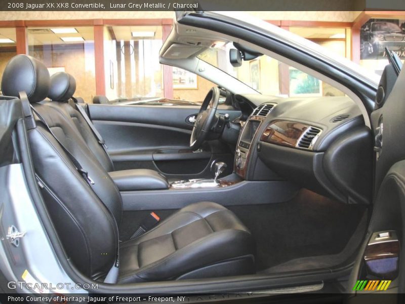 Lunar Grey Metallic / Charcoal 2008 Jaguar XK XK8 Convertible