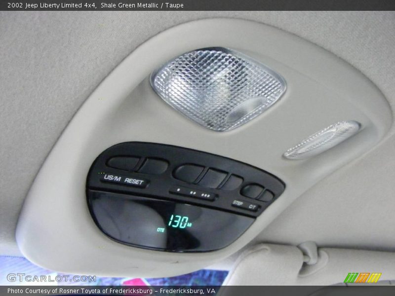 Shale Green Metallic / Taupe 2002 Jeep Liberty Limited 4x4