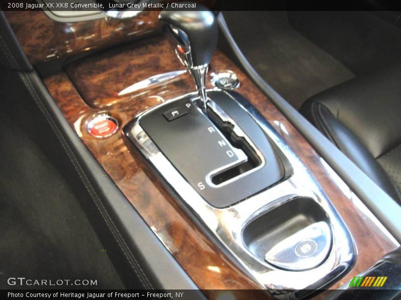 Lunar Grey Metallic / Charcoal 2008 Jaguar XK XK8 Convertible