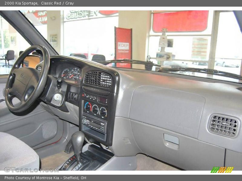 Classic Red / Gray 2000 Kia Sportage