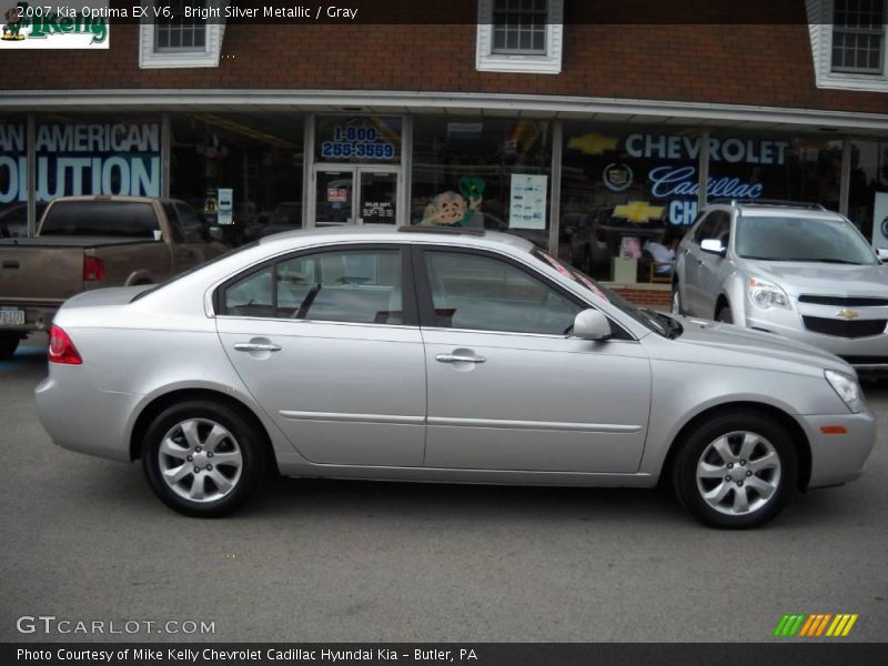Bright Silver Metallic / Gray 2007 Kia Optima EX V6