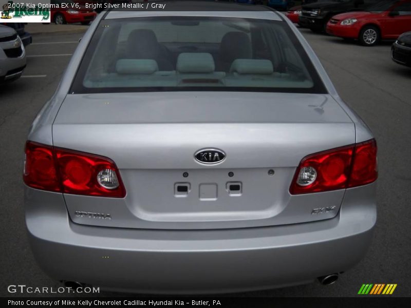 Bright Silver Metallic / Gray 2007 Kia Optima EX V6