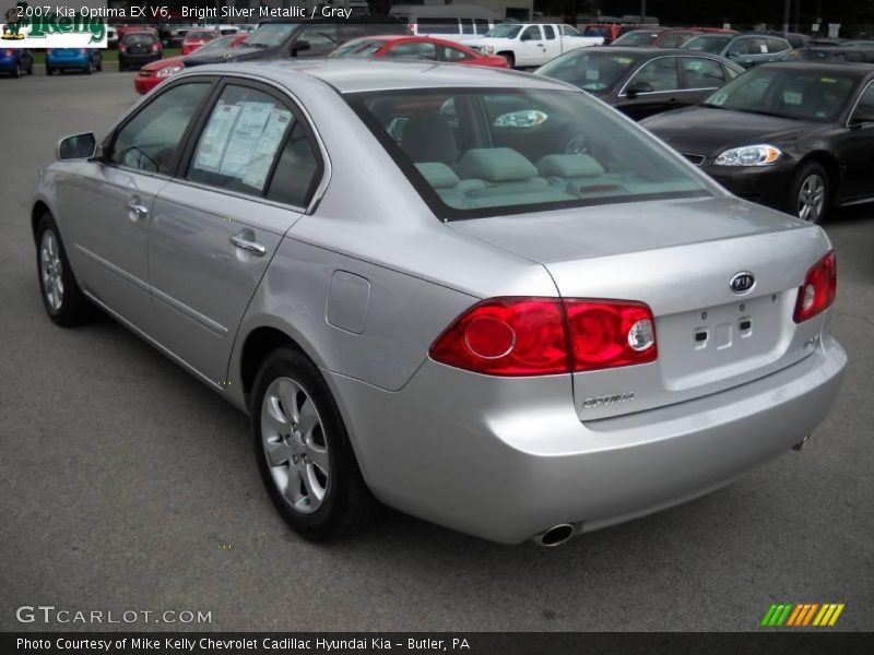 Bright Silver Metallic / Gray 2007 Kia Optima EX V6