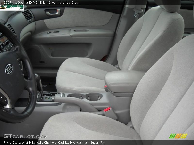 Bright Silver Metallic / Gray 2007 Kia Optima EX V6