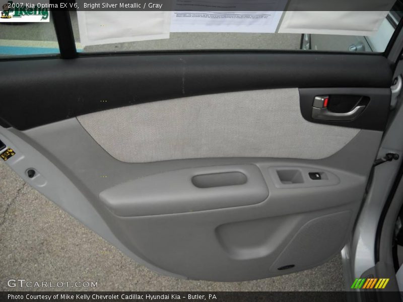 Bright Silver Metallic / Gray 2007 Kia Optima EX V6