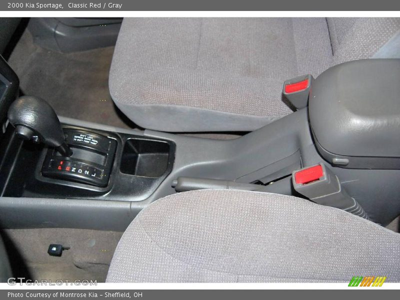Classic Red / Gray 2000 Kia Sportage