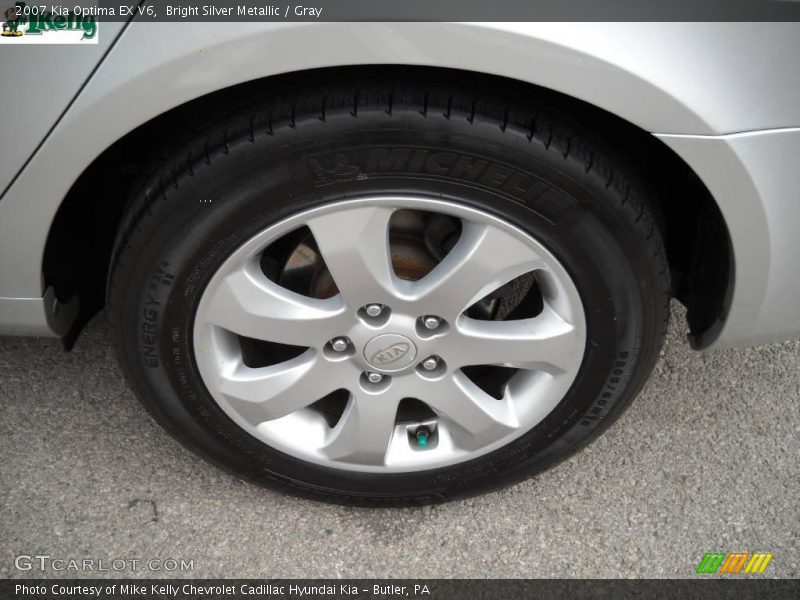 Bright Silver Metallic / Gray 2007 Kia Optima EX V6